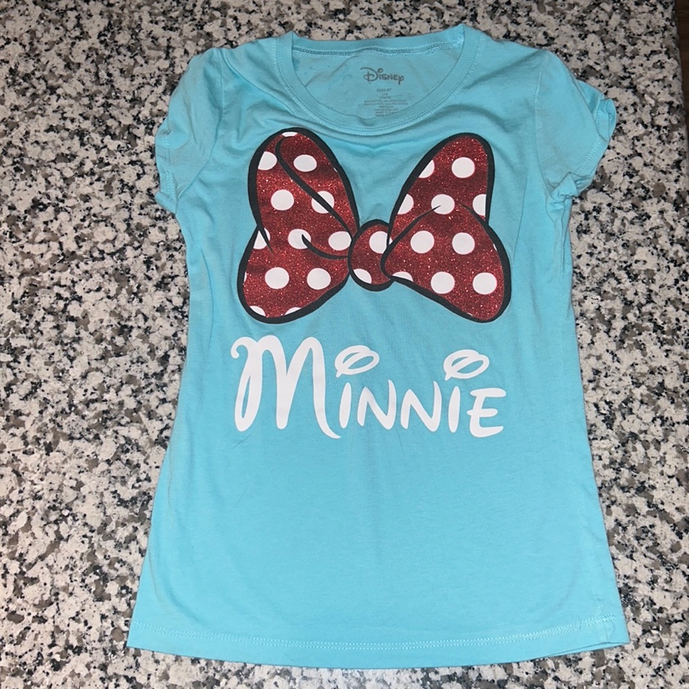 Disney Girls t-shirt size L (10/12), Teal
